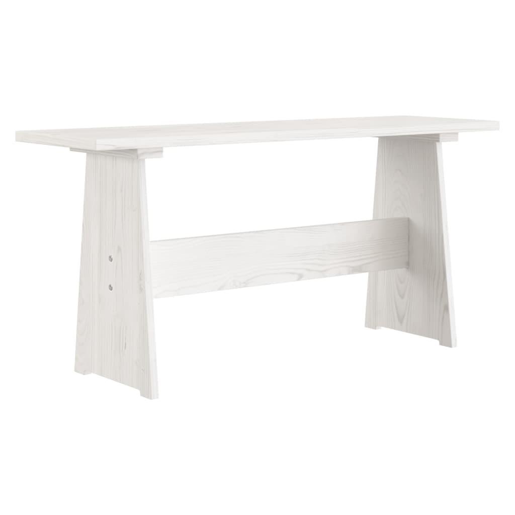 Table à manger avec banc PURE en pin massif blanc