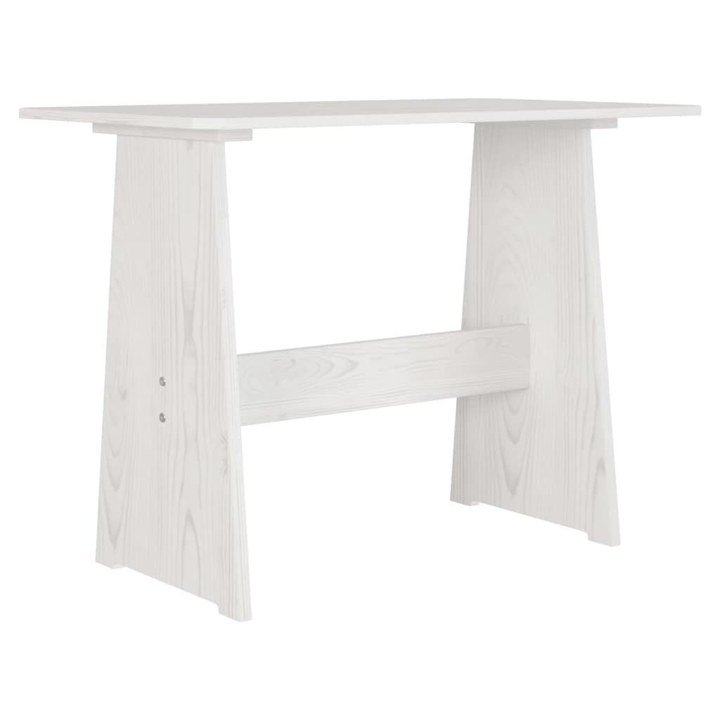 Table à manger avec banc PURE en pin massif blanc