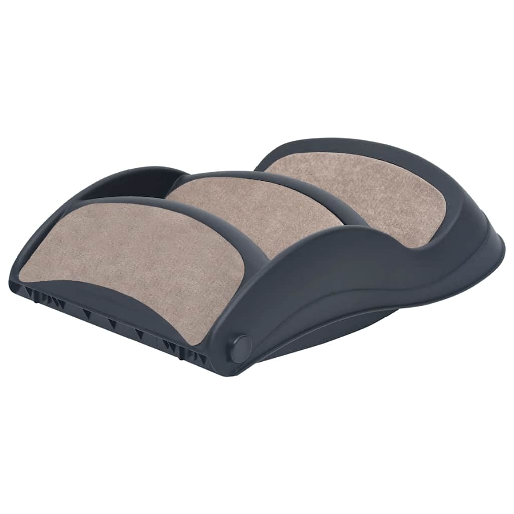 Escalier pour chien à 3 marches, pliable, gris foncé