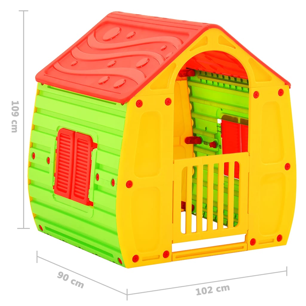 Kinderspielhaus 102x90x109 cm