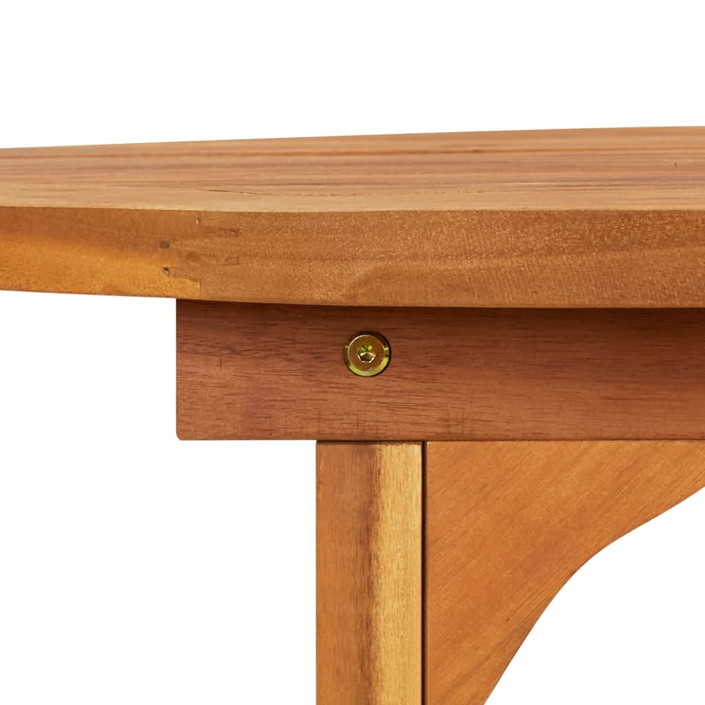 Table à manger de jardin 280x90x75 cm en bois d'acacia massif