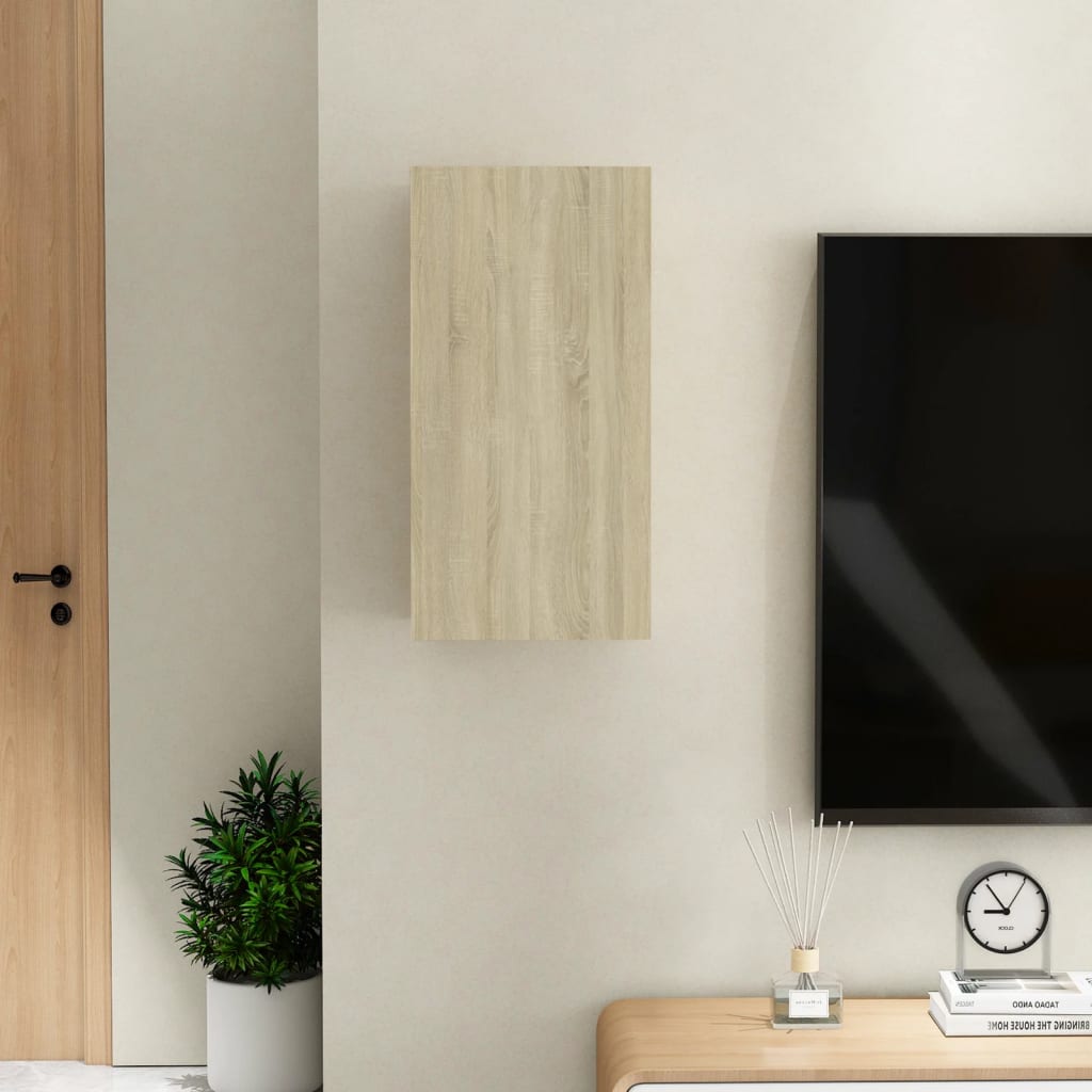 Meuble TV chêne Sonoma 30,5x30x60 cm matériau bois