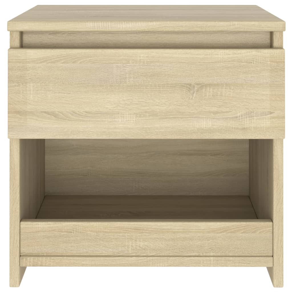 Table de chevet chêne Sonoma 40x30x39 cm en bois