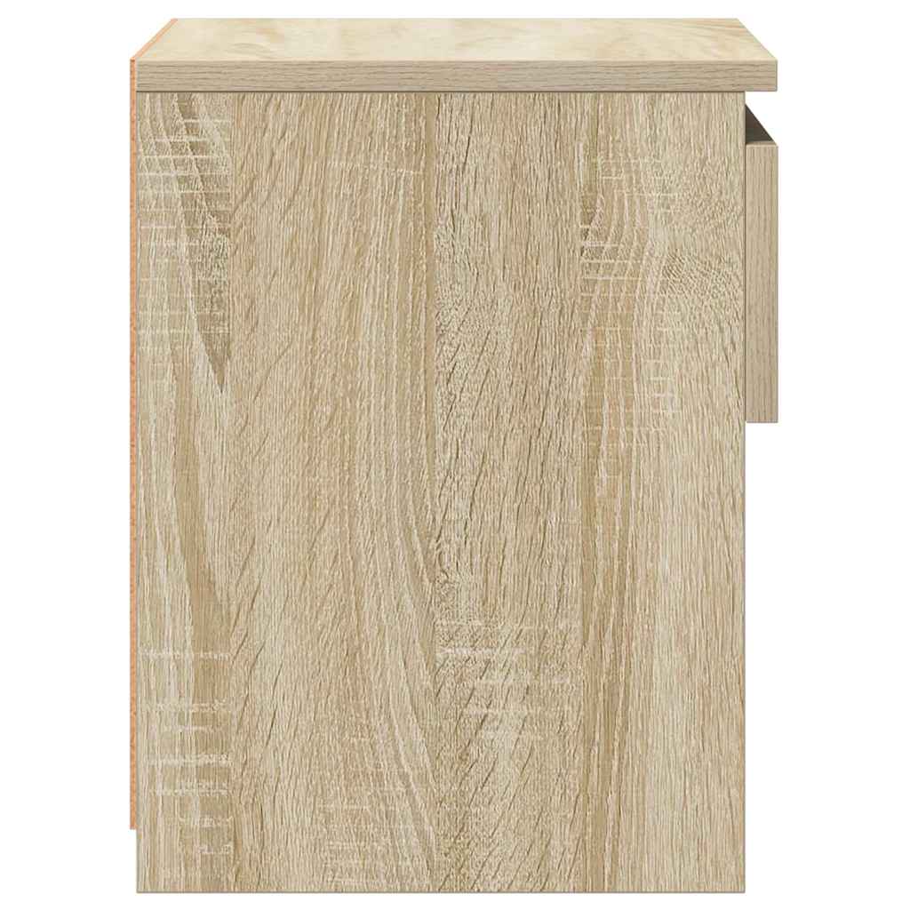 Table de chevet chêne Sonoma 40x30x39 cm en bois