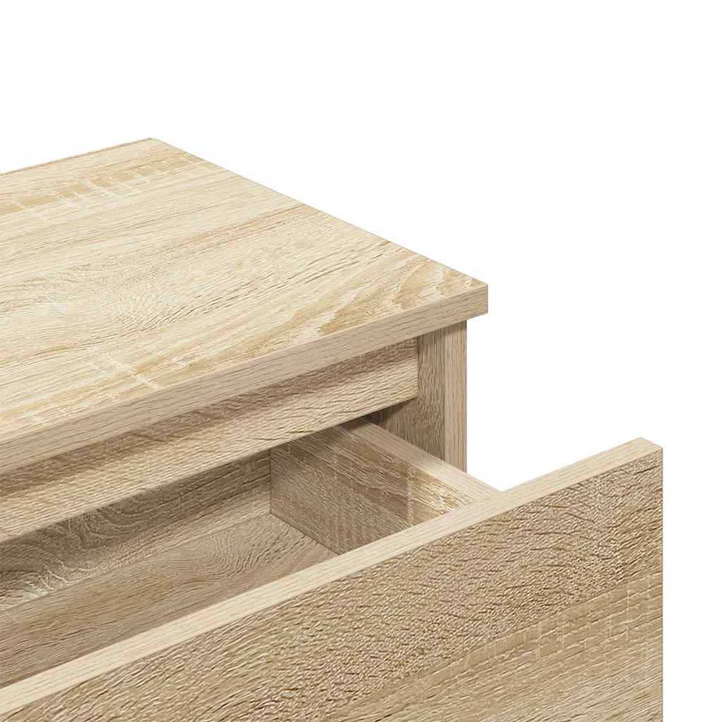 Table de chevet chêne Sonoma 40x30x39 cm en bois