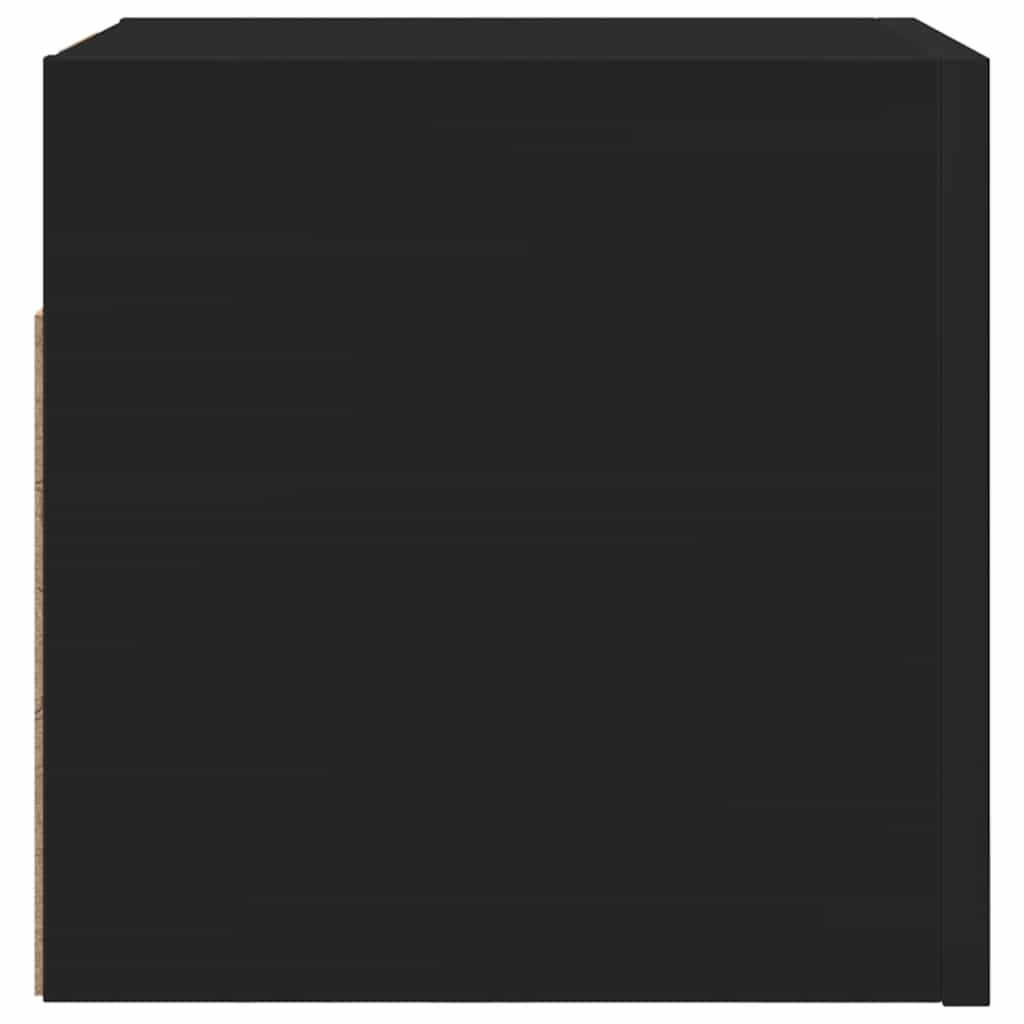 TV wall cabinets 4 pcs. Black 30.5x30x30 cm