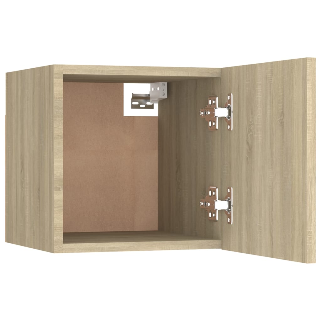 Meubles muraux TV 2 pcs. Chêne Sonoma 30,5x30x30 cm