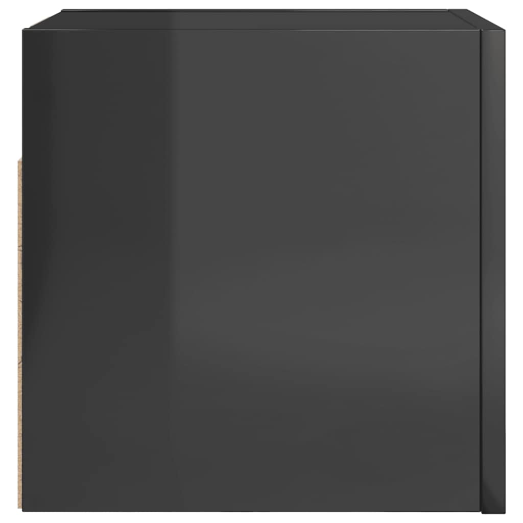 TV wall cabinets 4 pcs. High-gloss grey 30.5x30x30 cm