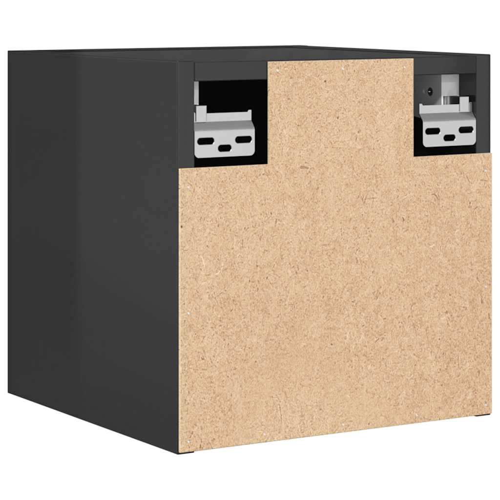 TV wall cabinets 4 pcs. High-gloss grey 30.5x30x30 cm