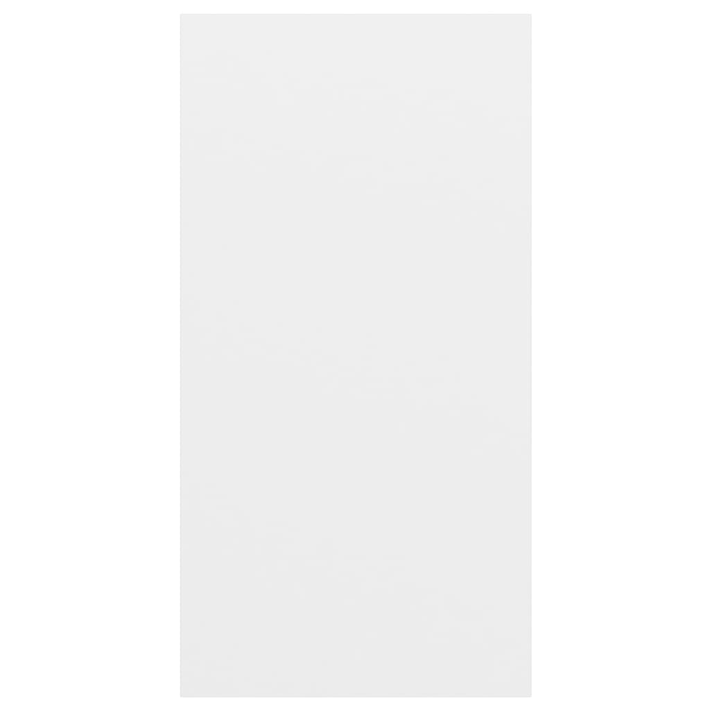 Meuble TV mural blanc 37x37x72 cm en matériau à base de bois