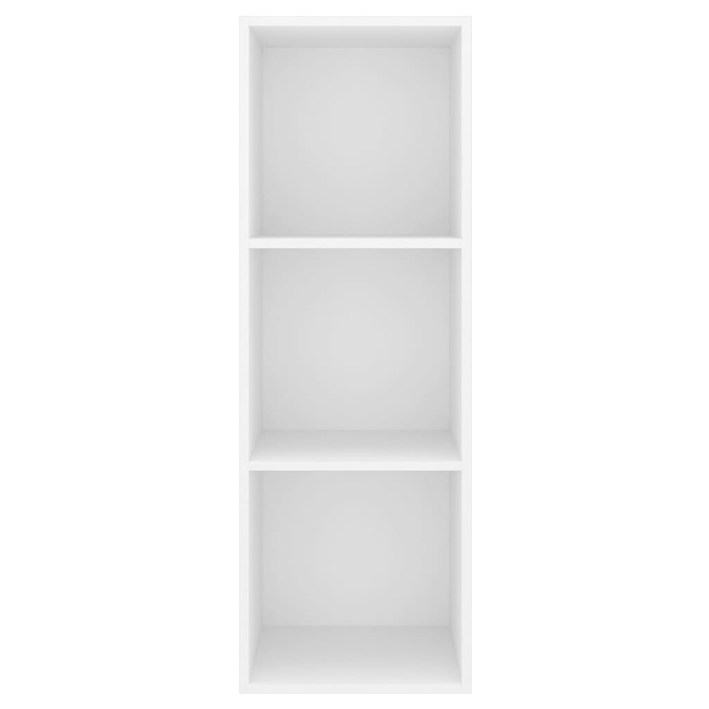 Meuble TV mural blanc 37x37x107 cm en matériau à base de bois