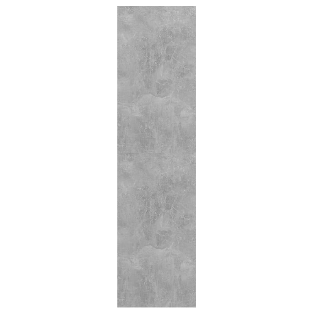 TV wall cabinet concrete grey 37x37x142.5 cm wood-based material