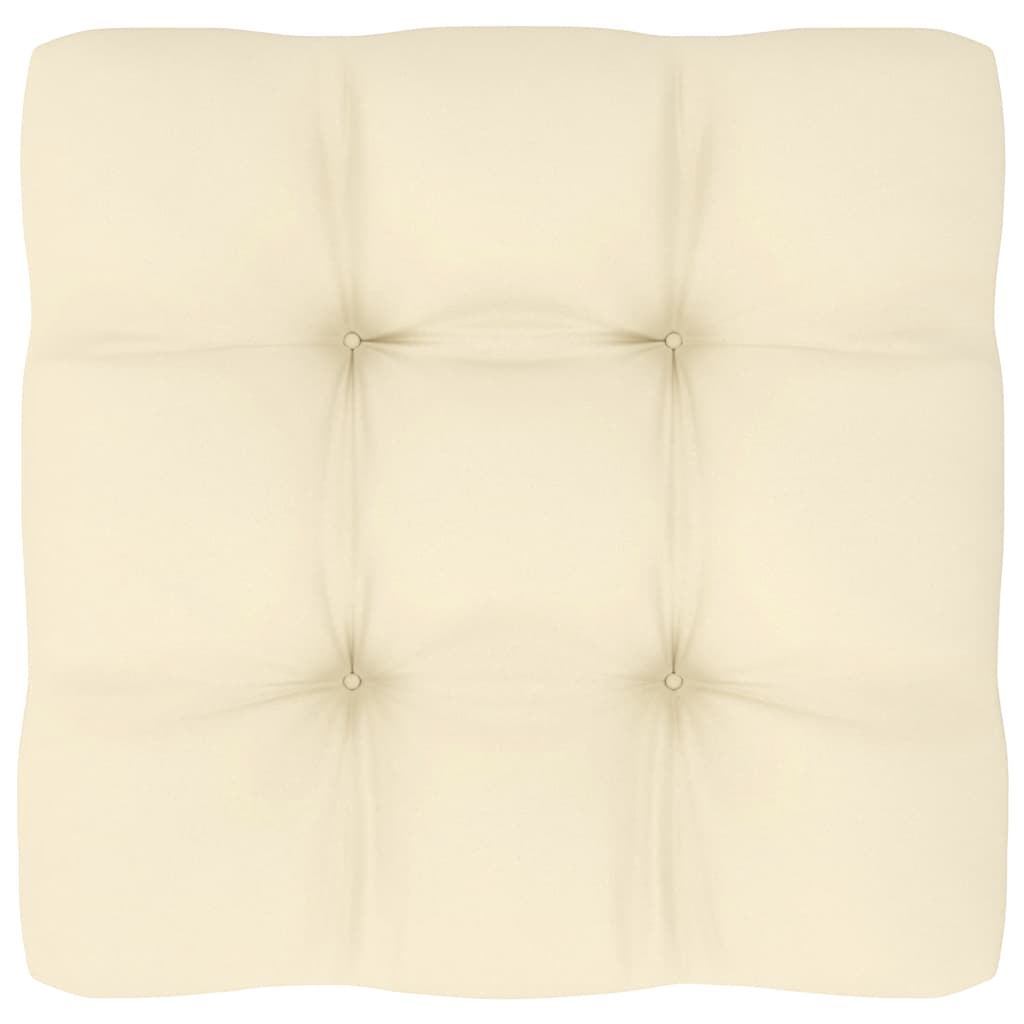 Gartensofa 2-Sitzer mit Kissen Honigbraun Massivholz Kiefer