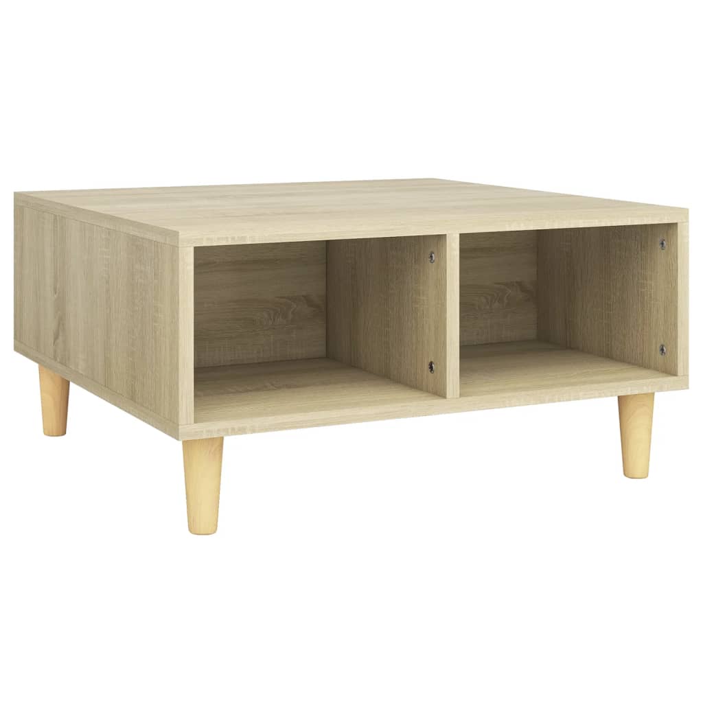 Coffee table Sonoma oak 60x60x30 cm wood material