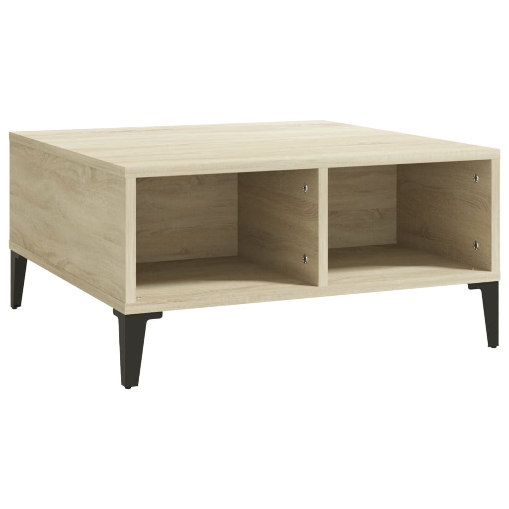 Coffee table Sonoma oak 60x60x30 cm wood material