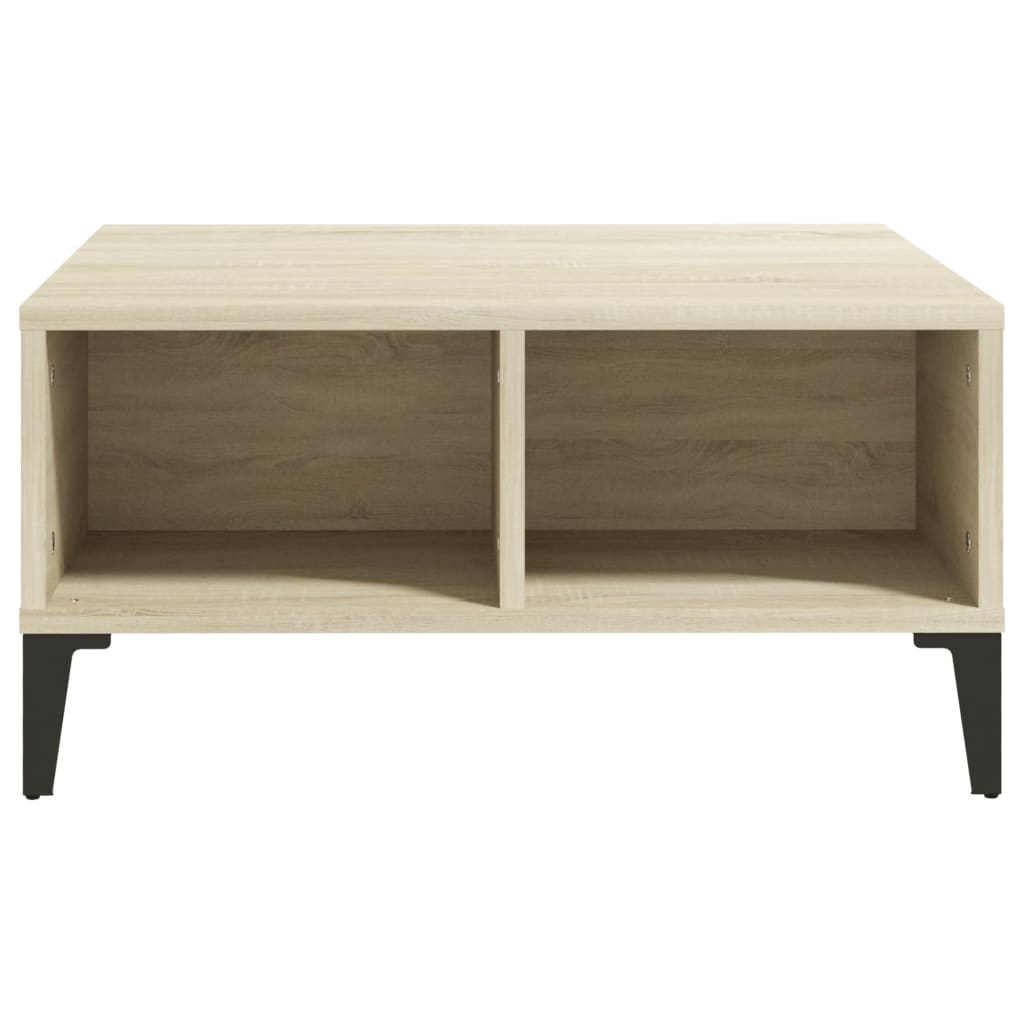 Coffee table Sonoma oak 60x60x30 cm wood material