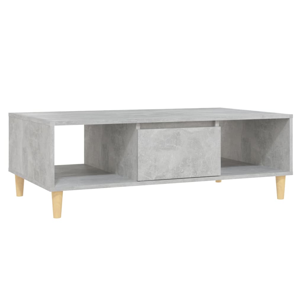 Couchtisch Betongrau 103,5x60x35 cm Holzwerkstoff