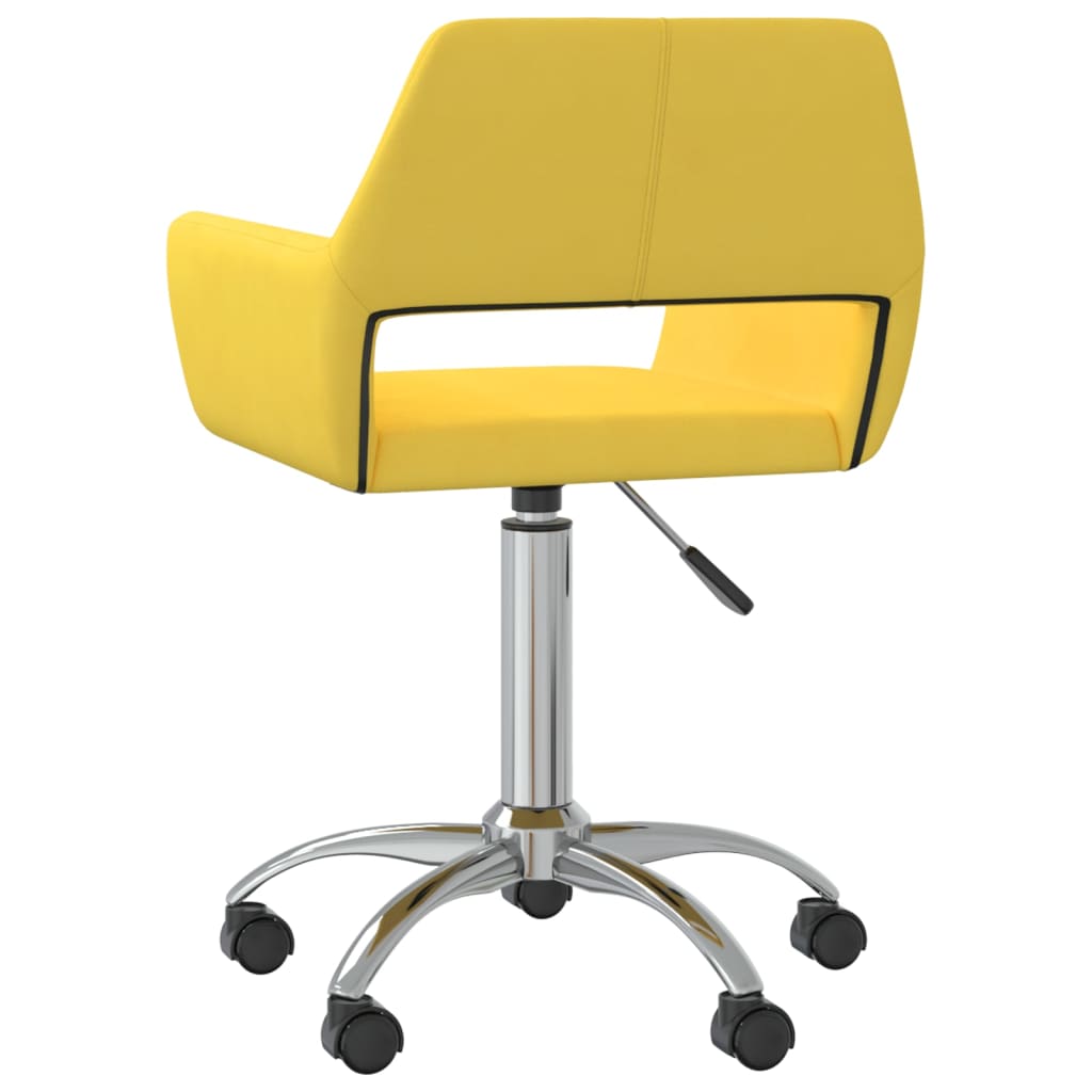 Bürostuhl Drehbar Gelb Stoff