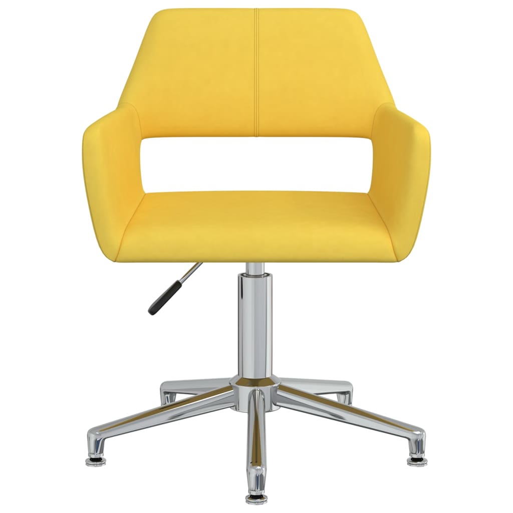 Bürostuhl Drehbar Gelb Stoff