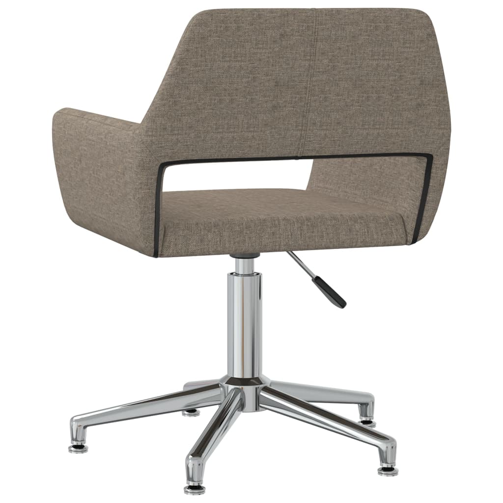 Bürostuhl Drehbar Taupe Stoff