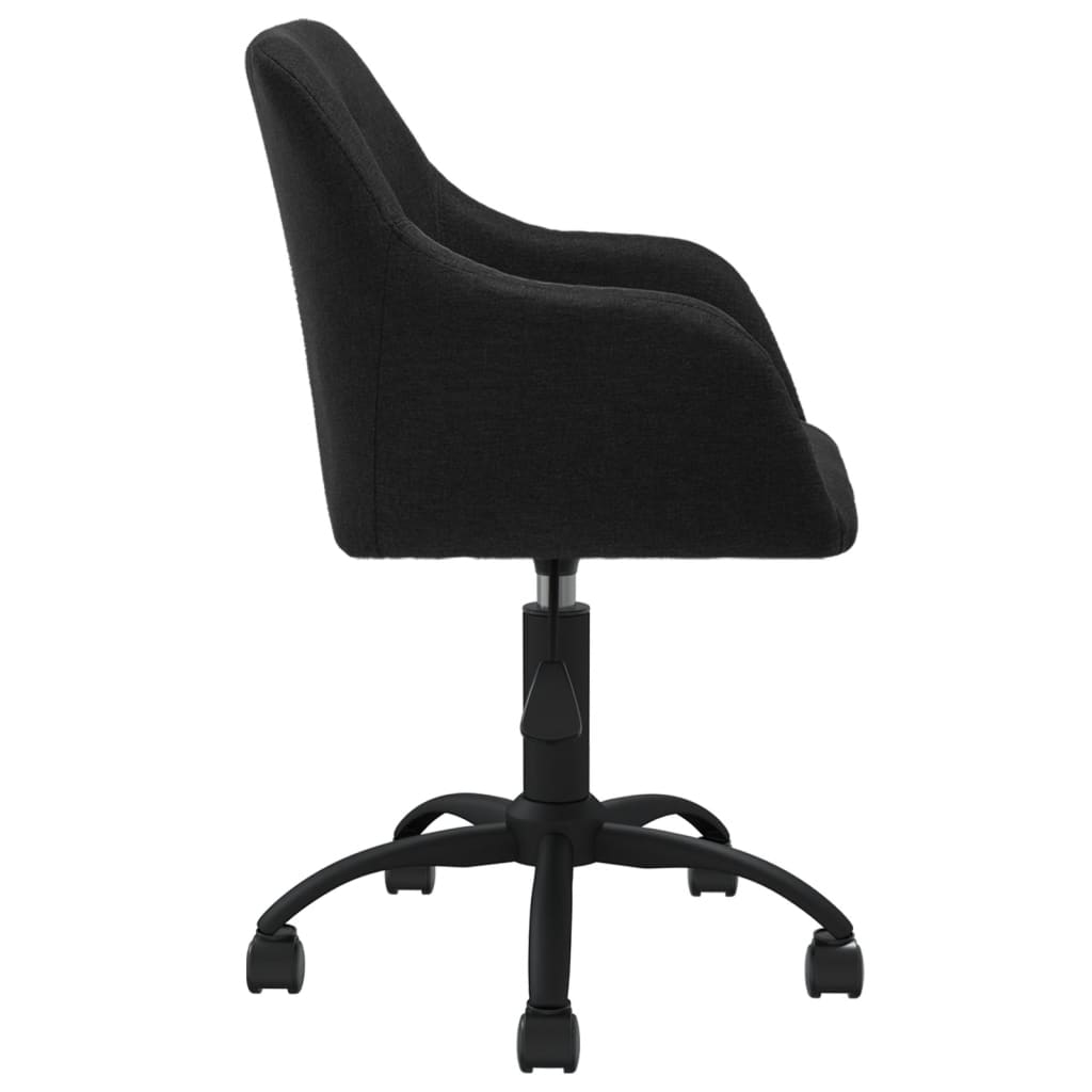 Bürostuhl Drehbar Schwarz Stoff