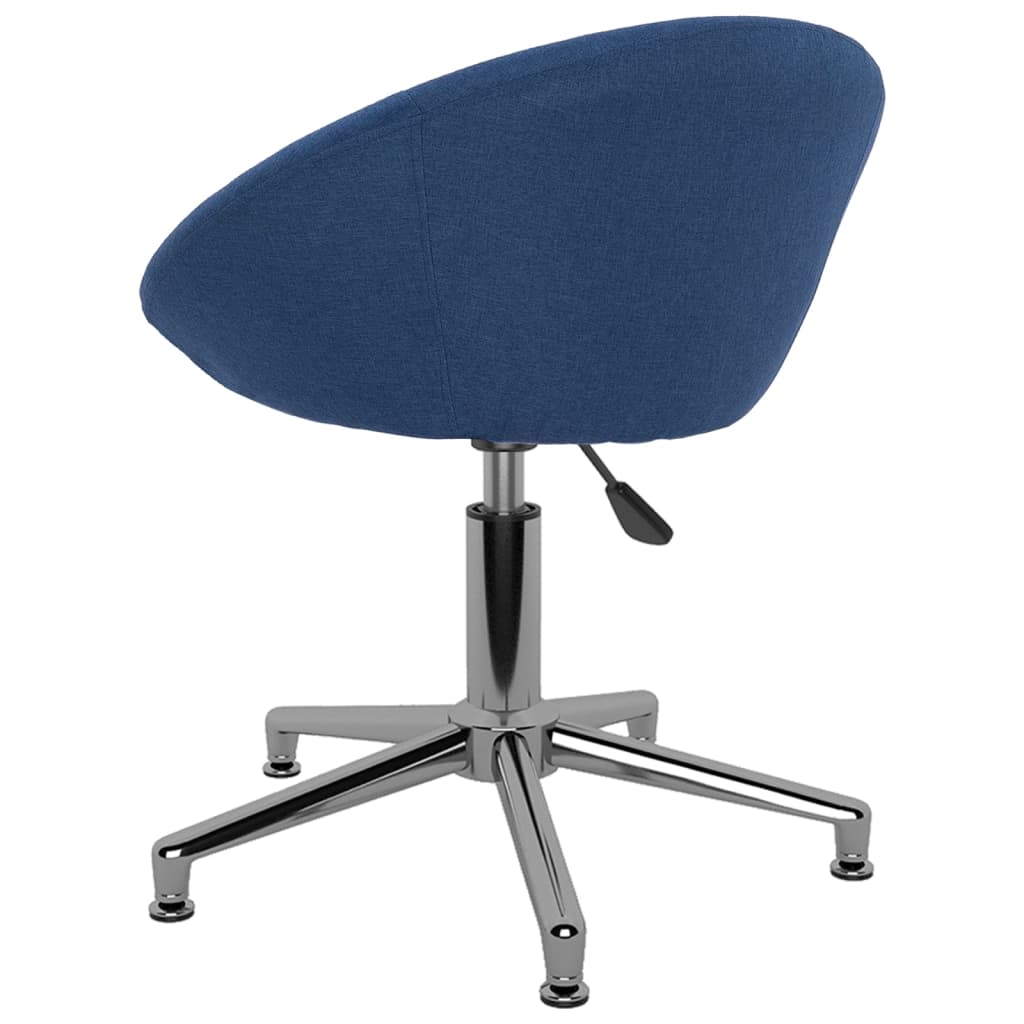Bürostuhl Drehbar Blau Stoff
