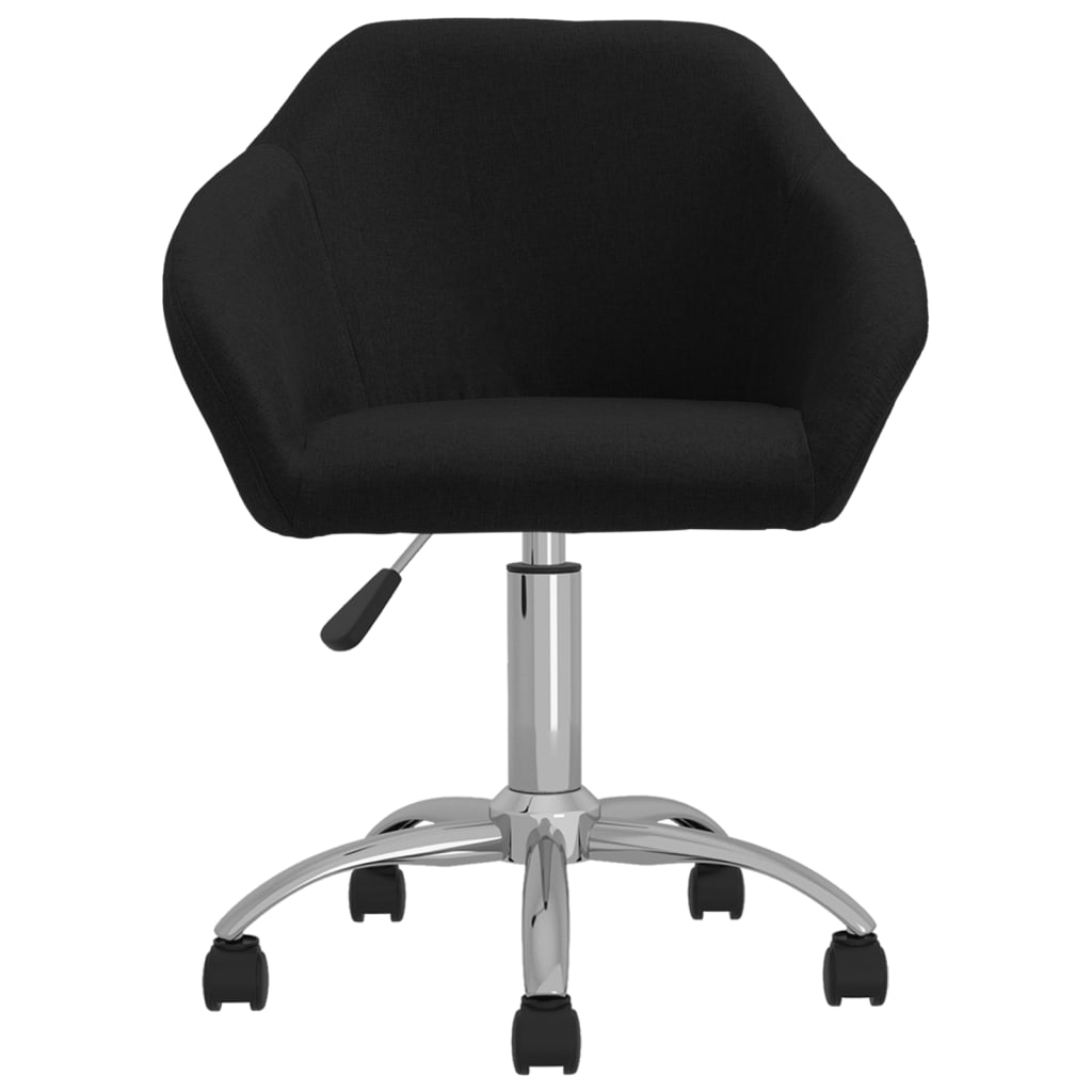 Bürostuhl Drehbar Schwarz Stoff