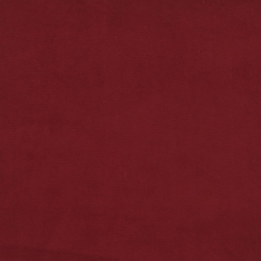 Esszimmerstühle 2 Stk. Weinrot Samt
