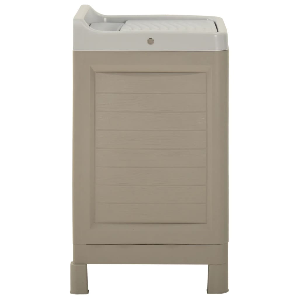 Waschküchen-Schrank 60x51x89 cm Sandfarben