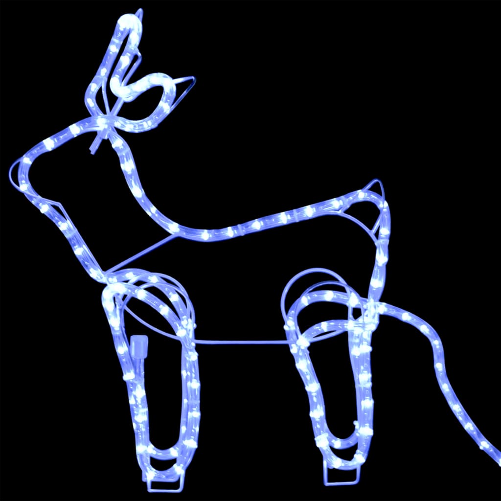 Christmas decoration reindeer and sleigh outdoor 576 LEDs