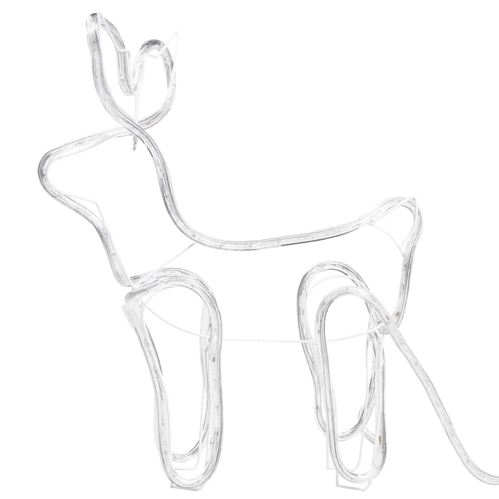 Christmas decoration reindeer and sleigh outdoor 576 LEDs