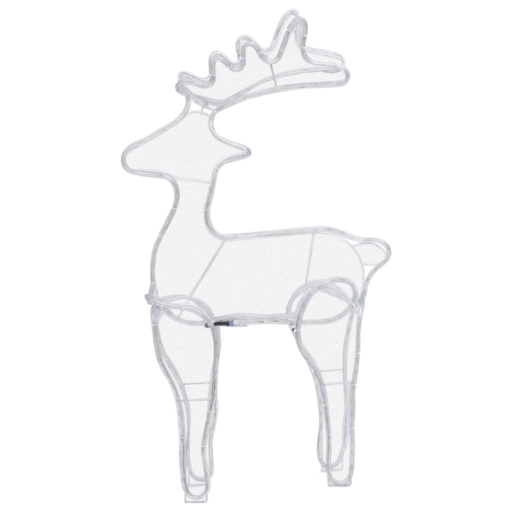 Reindeer Christmas decoration with mesh 306 LEDs 60x24x89 cm