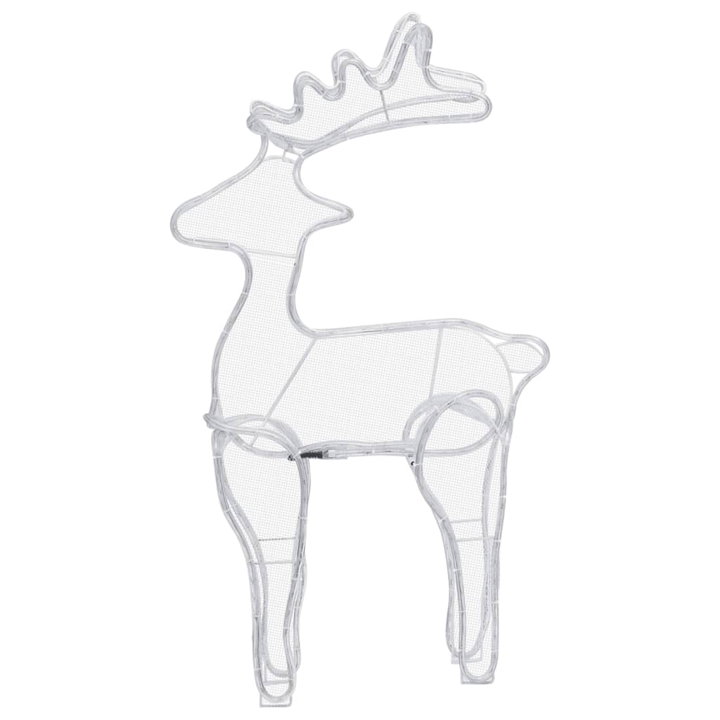 Reindeer Christmas decoration with mesh 306 LEDs 60x24x89 cm