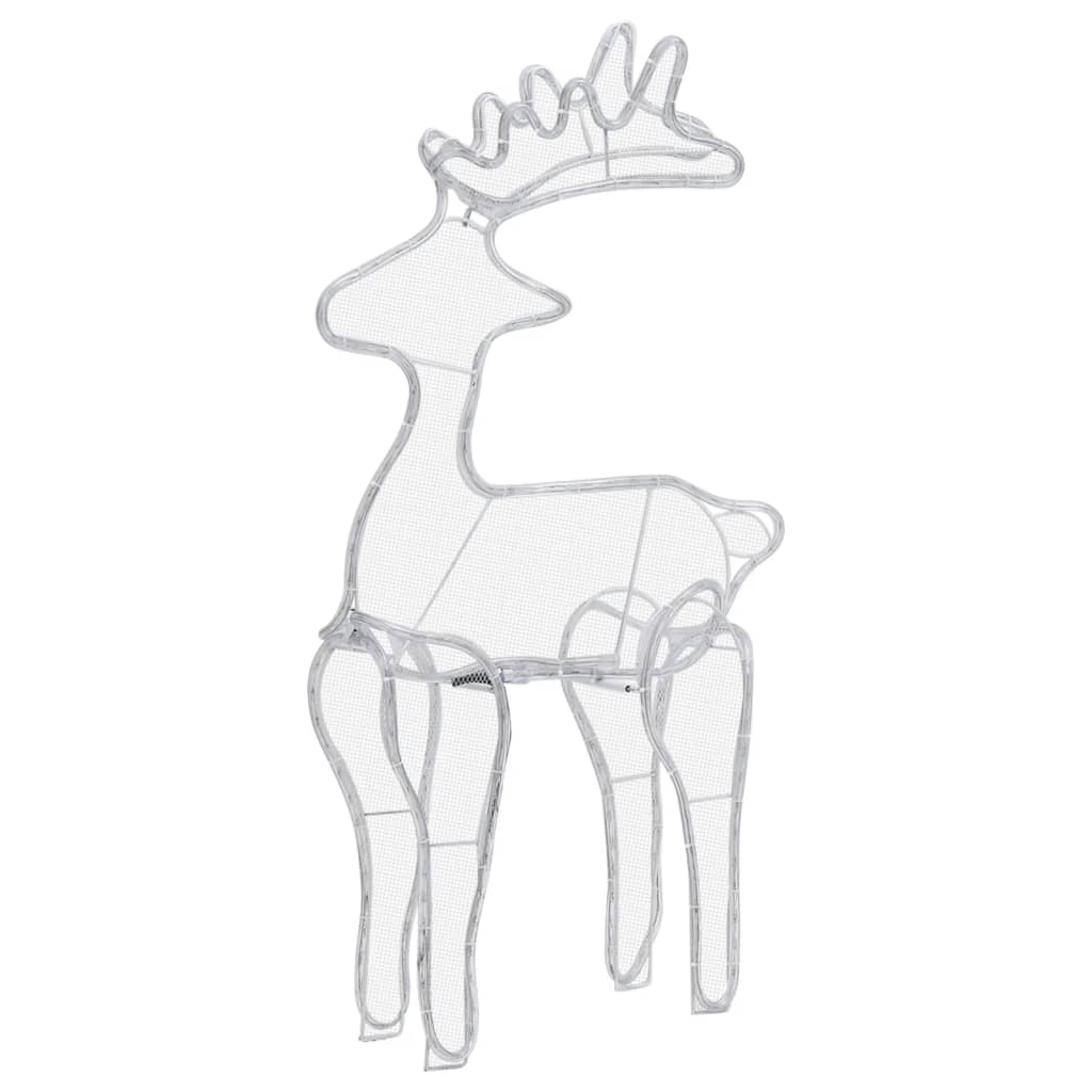 Reindeer Christmas decoration with mesh 306 LEDs 60x24x89 cm