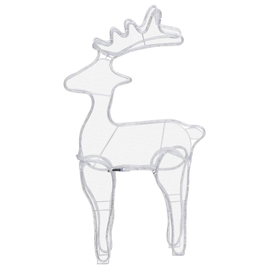 Reindeer Christmas decoration with mesh 306 LEDs 60x24x89 cm