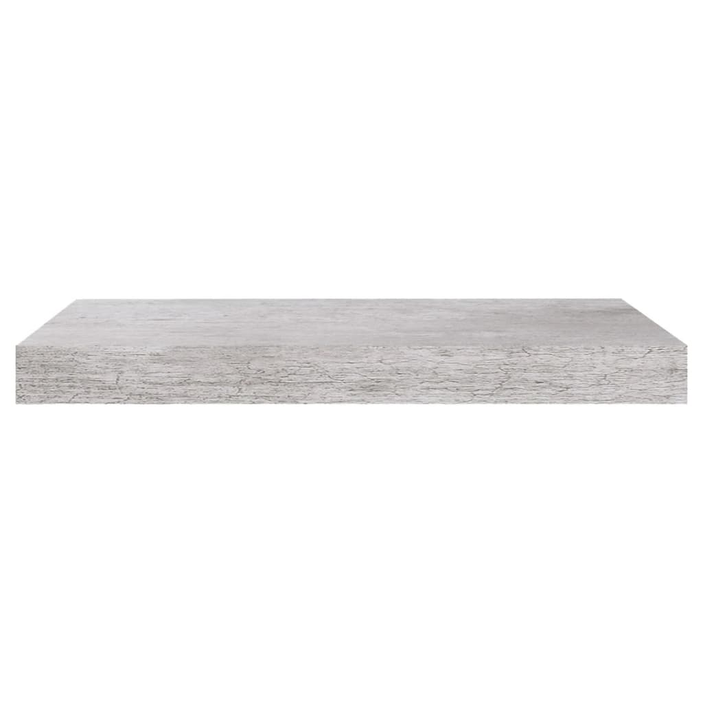 Étagère flottante en béton gris 50x23x3,8 cm MDF