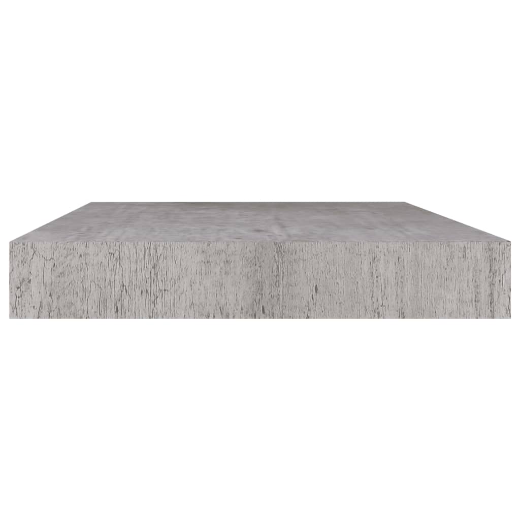 Étagère flottante en béton gris 50x23x3,8 cm MDF