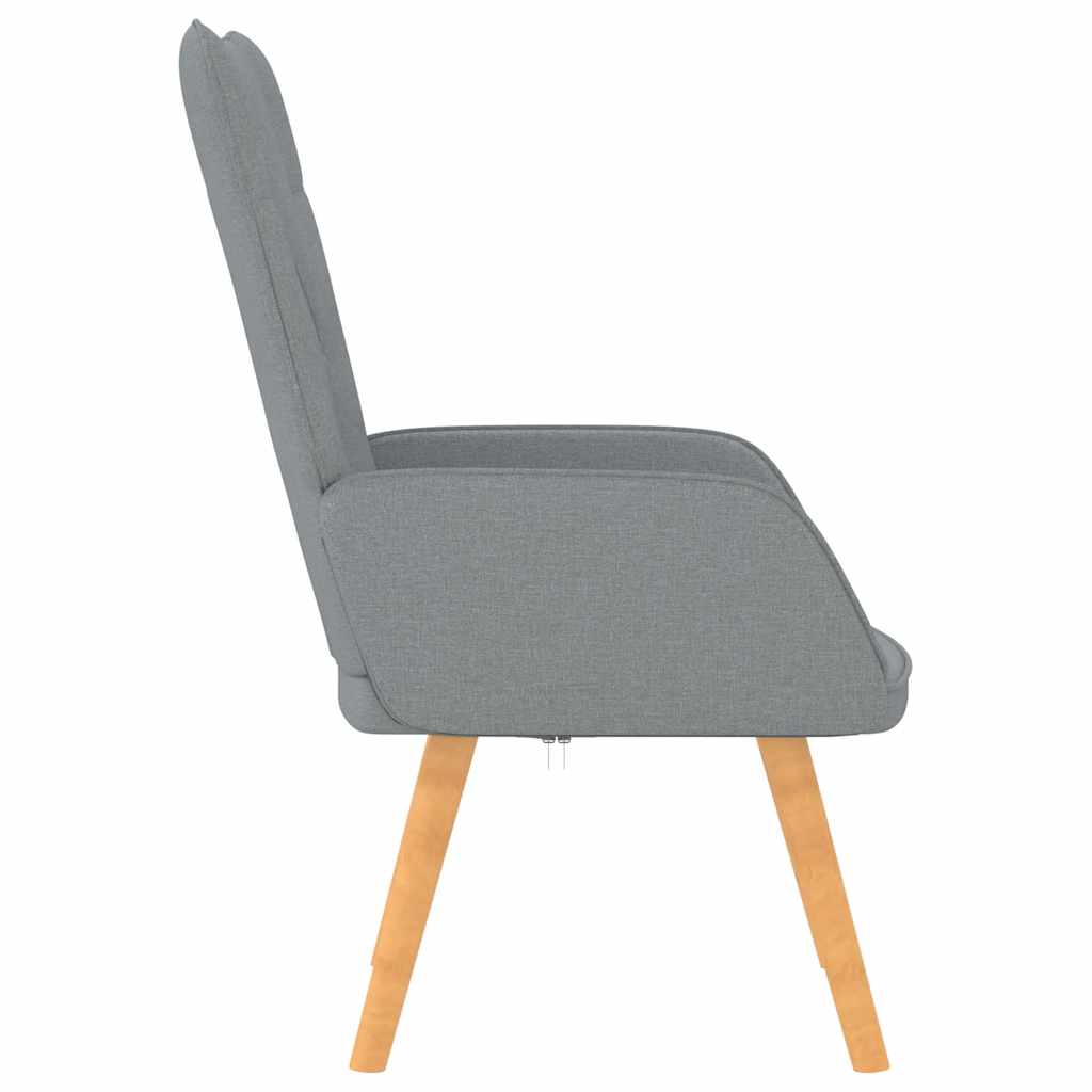 Relaxsessel Hellgrau Stoff