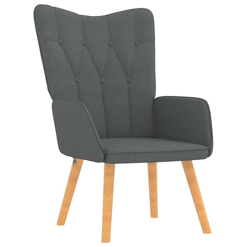 Relaxsessel Dunkelgrau Stoff