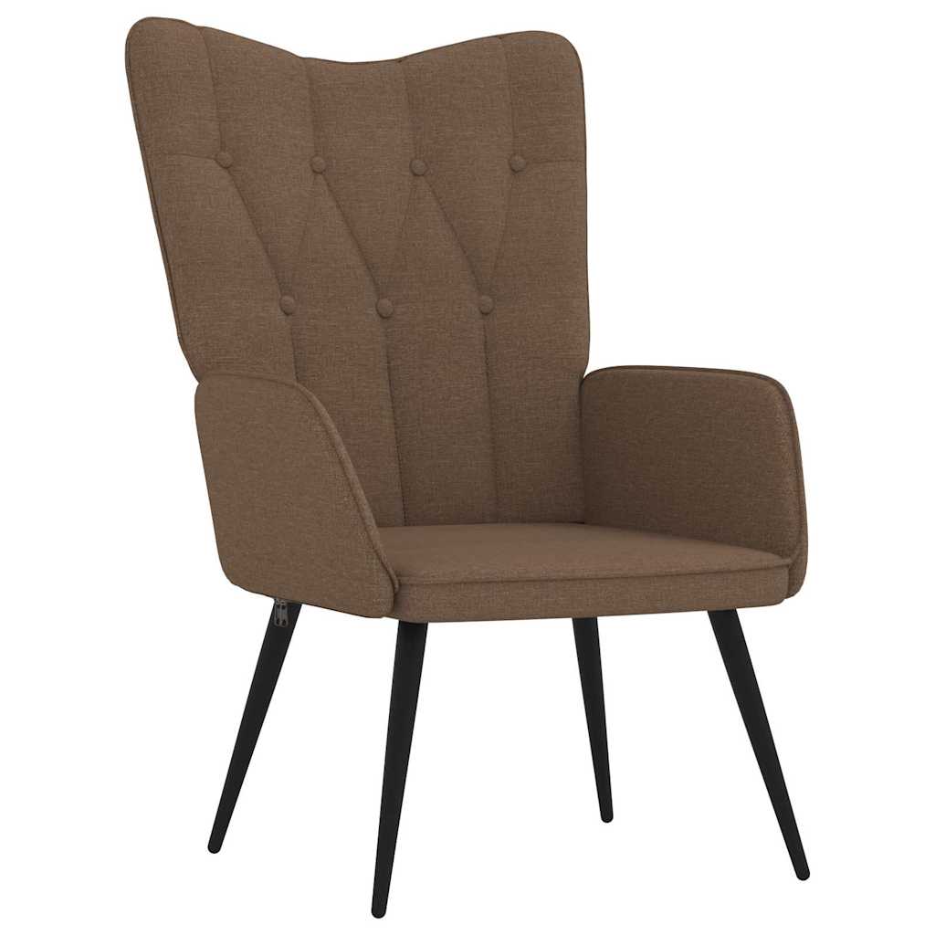 Relaxsessel Braun Stoff