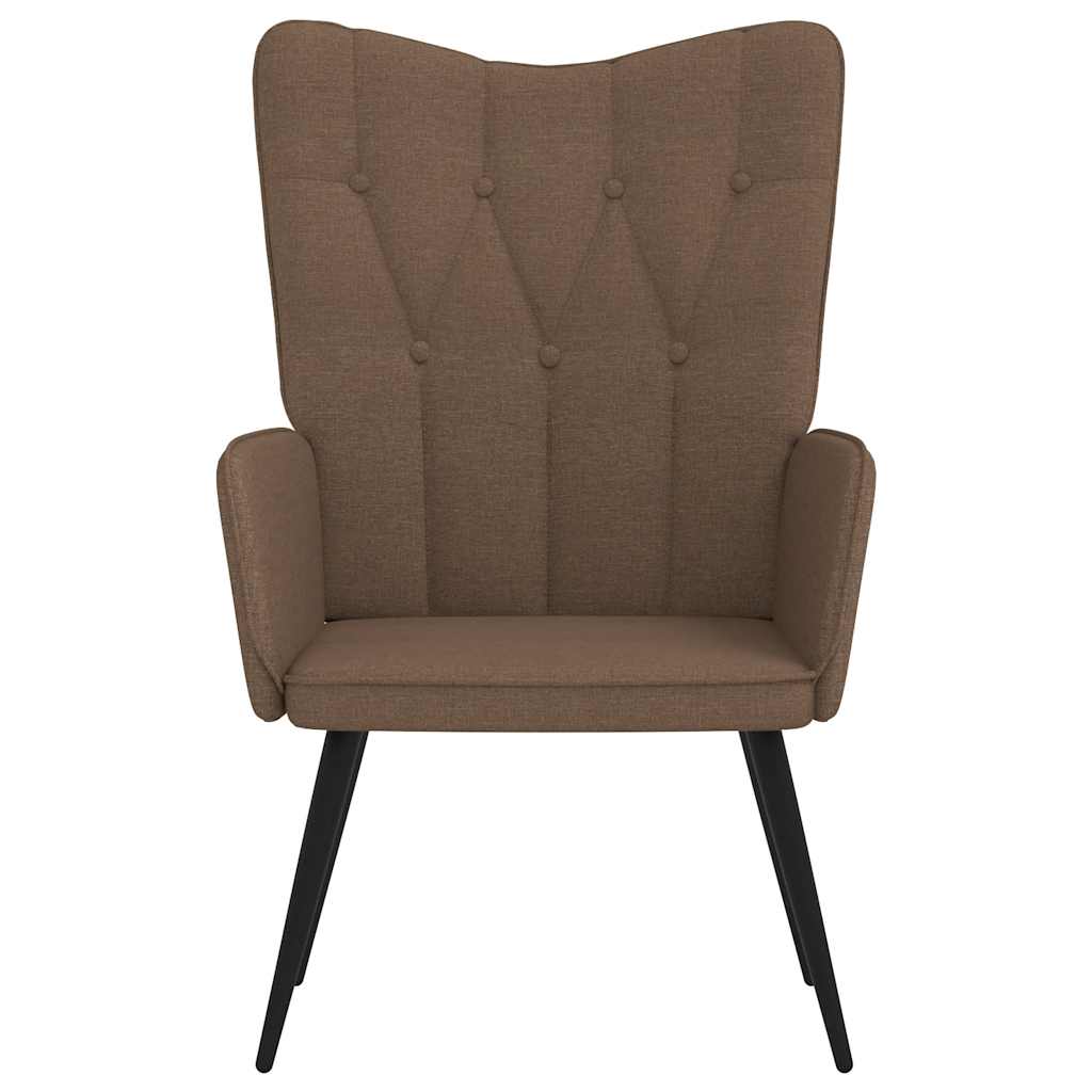 Relaxsessel Braun Stoff