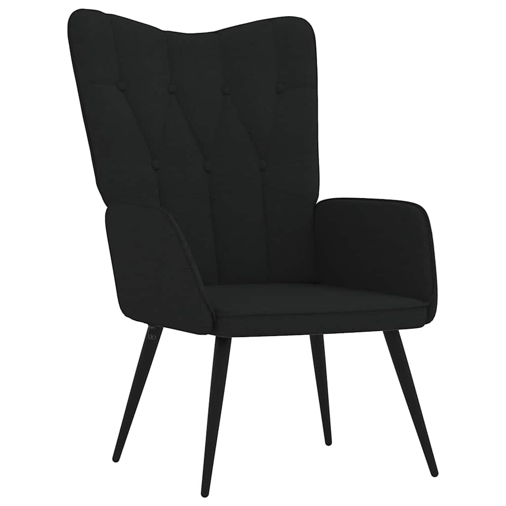 Relaxsessel Schwarz Stoff