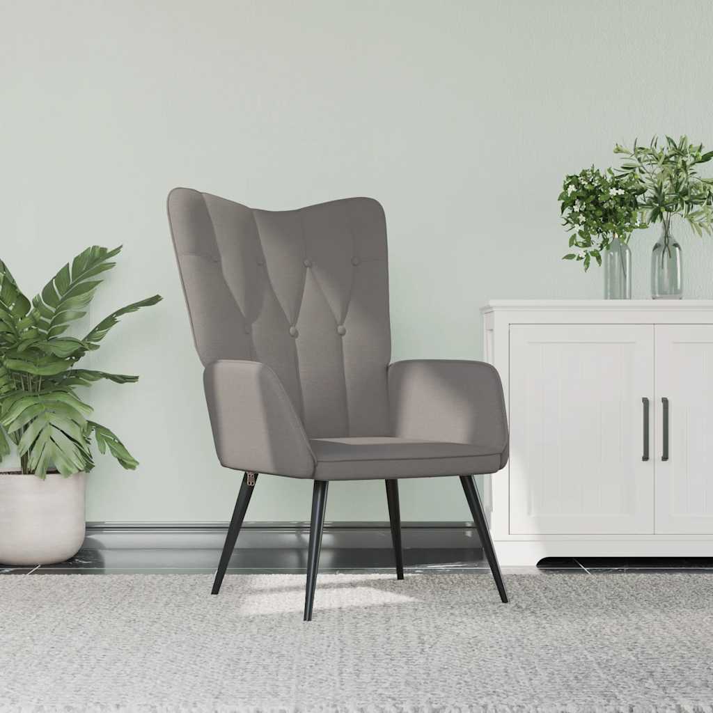 Relaxsessel Taupe Stoff