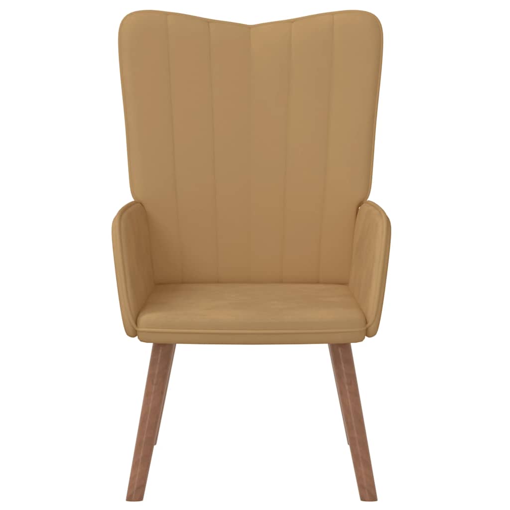 Relaxsessel Braun Samt