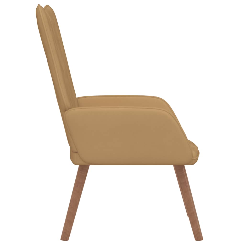 Relaxsessel Braun Samt
