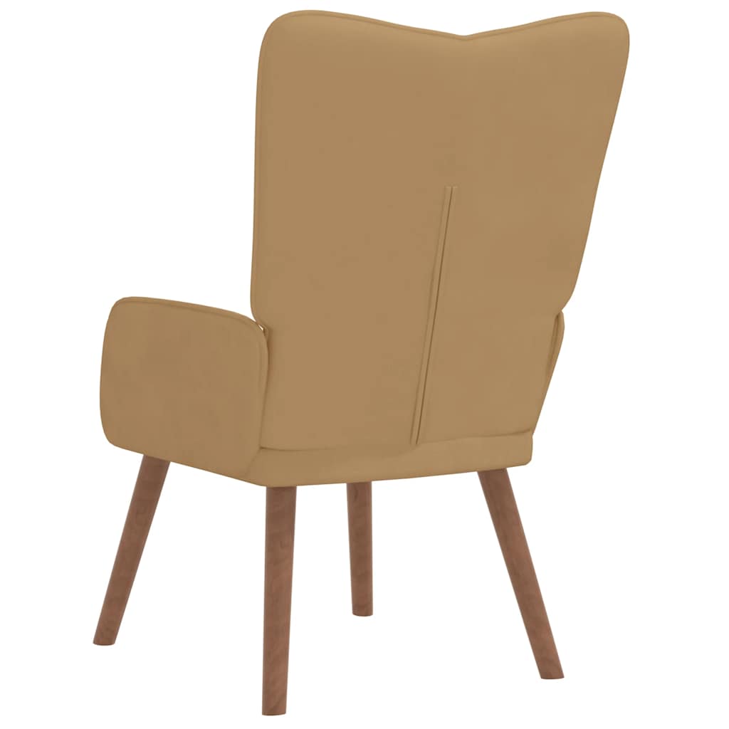 Relaxsessel Braun Samt