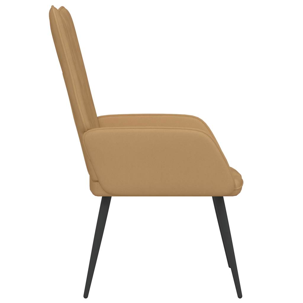 Relaxsessel Braun Samt