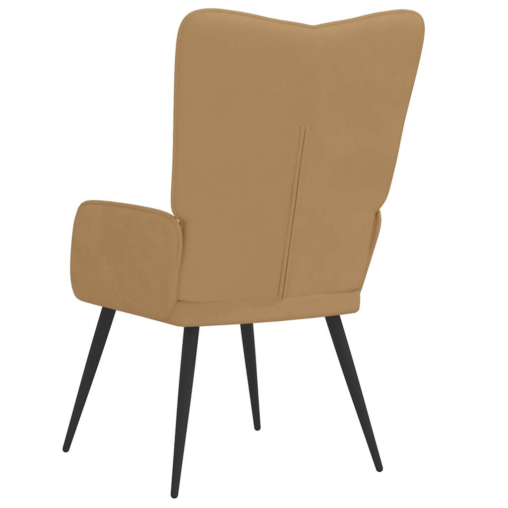 Relaxsessel Braun Samt