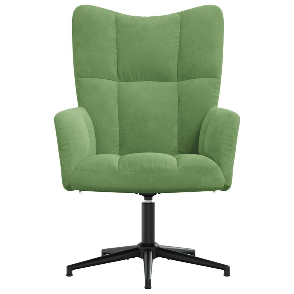 Relaxsessel Hellgrün Samt