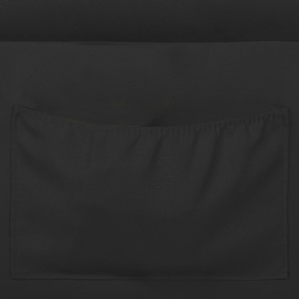 Relaxsessel Verstellbar Schwarz Stoff